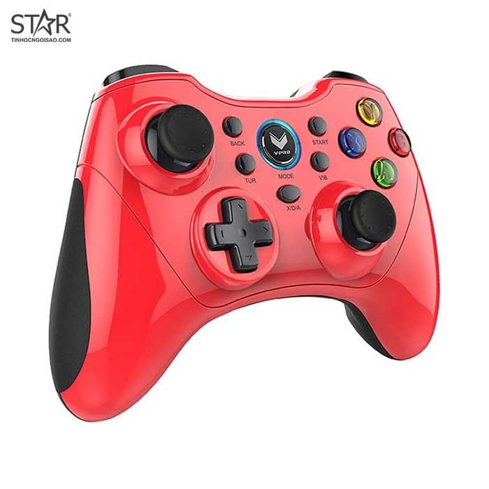 Tay Game Không Dây Rapoo V600S Gaming Chính Hãng (Đỏ)