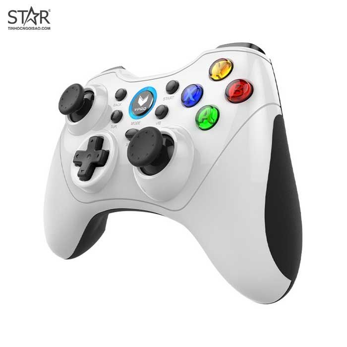 Tay Game Không Dây Rapoo V600S Gaming Chính Hãng (Trắng)