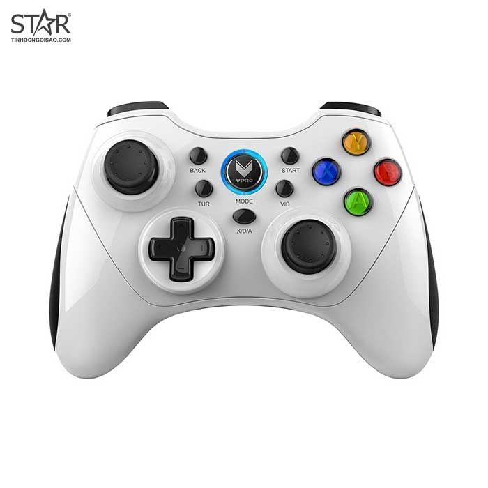 Tay Game Không Dây Rapoo V600S Gaming Chính Hãng (Trắng)