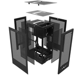  Thùng máy Case Hyte Revolt 3 - Đen | Mini ITX, nguồn SFX (CS-HYTE-REVOLT3-B) 