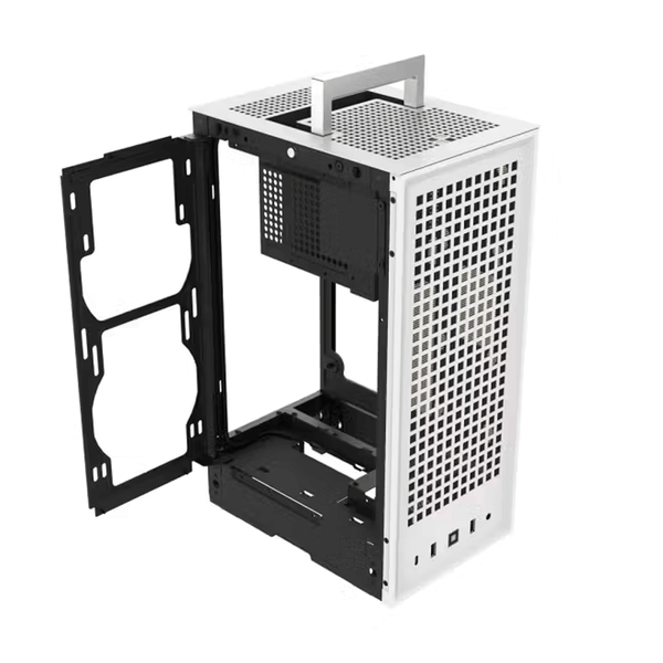  Thùng máy Case Hyte Revolt 3 - Trắng | Mini ITX, nguồn SFX (CS-HYTE-REVOLT3-W) 