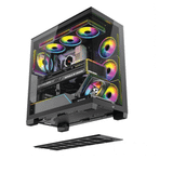  Thùng máy Case VSP Gaming X90 - Đen | Premium Led Light ARGB 