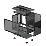  Thùng máy Deepcool CH160 Glass Mini-ITX | Đen, không kèm fan 