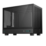  Thùng máy Deepcool CH160 Glass Mini-ITX | Đen, không kèm fan 