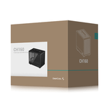  Thùng máy Deepcool CH160 Glass Mini-ITX | Đen, không kèm fan 