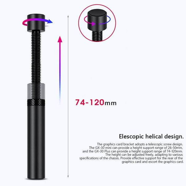  Thanh đỡ VGA Teucer | Đế nam châm 
