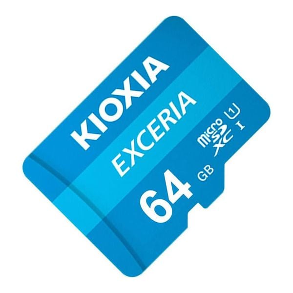  Thẻ nhớ 64GB microSD Kioxia 64GB Exceria C10 U1 LMEX1L064GG4 (100MB/s) 