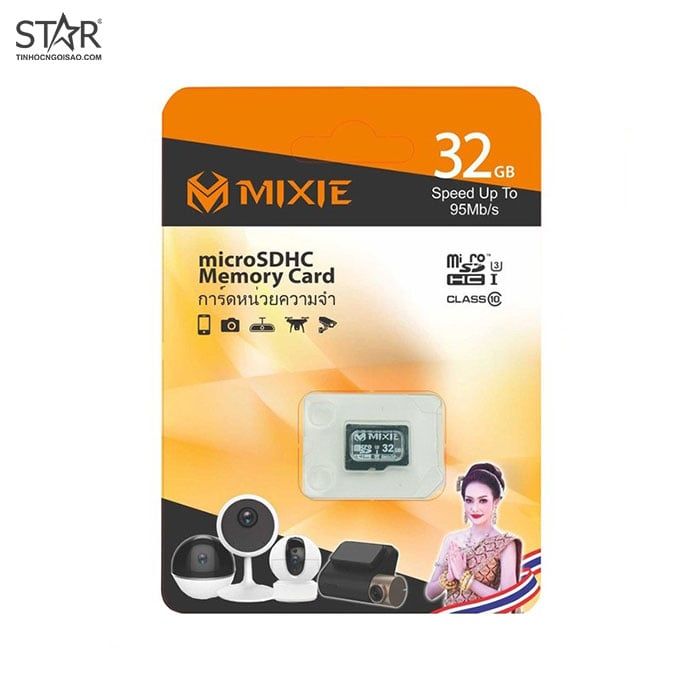 Thẻ nhớ Micro SD MIXIE U3 32GB