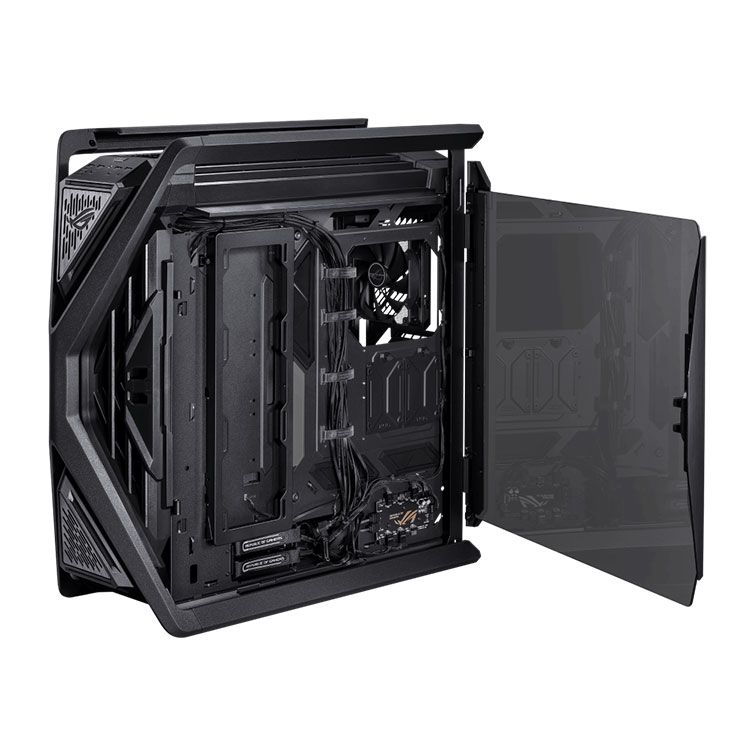 Thùng máy Case Asus ROG Hyperion GR701 | Đen, kèm sẵn 4 fan