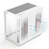  Thùng máy Coolmoon Aosor Pro | Trắng, Full ATX, Không Fan 