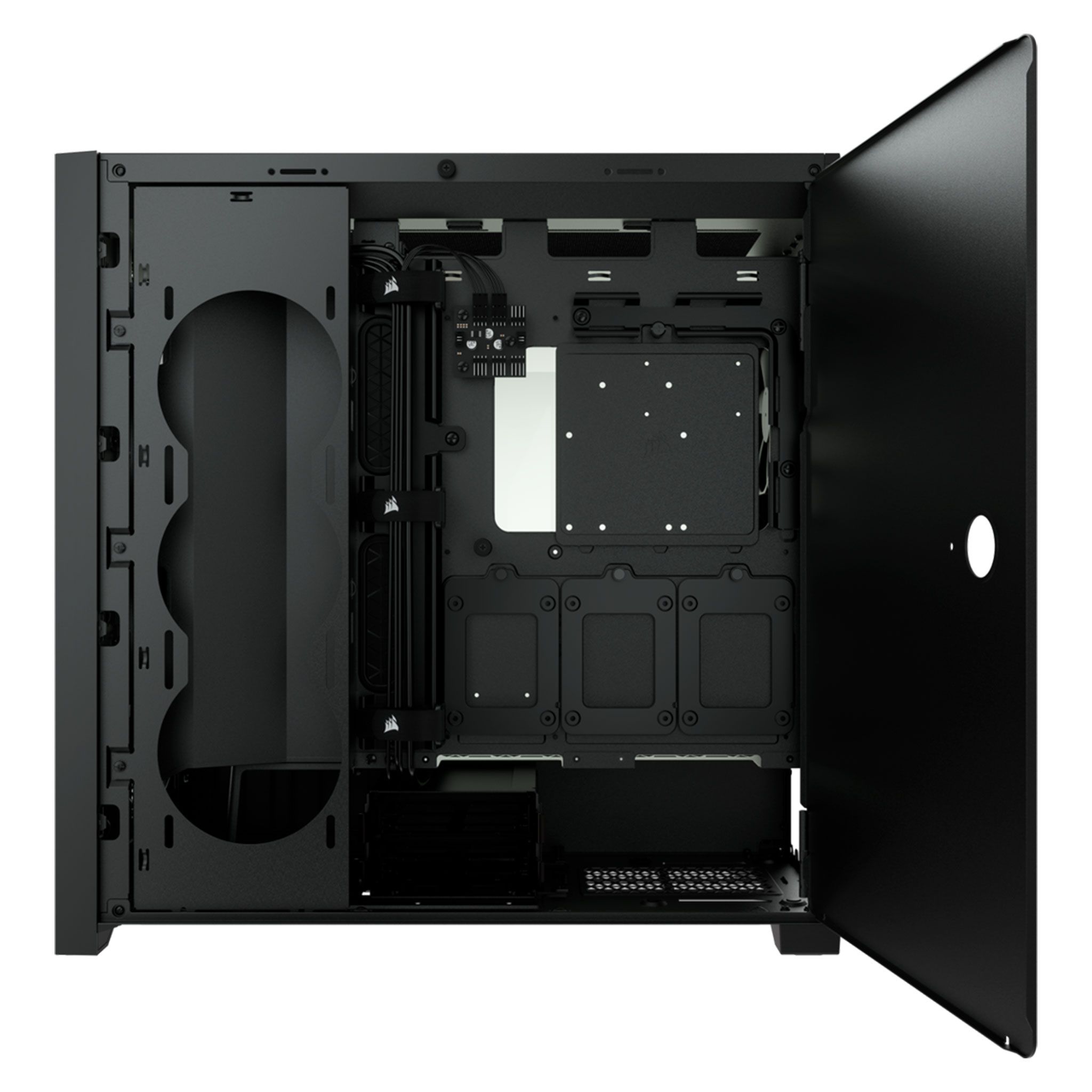 Thùng máy Case Corsair 5000D AirFlow Tempered Glass Black | Mid Tower, ATX, Sẵn 2 fan không led