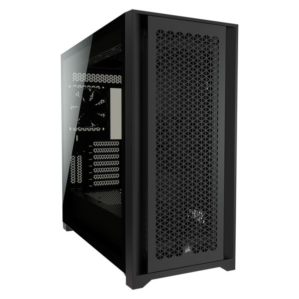  Thùng máy Corsair 5000D AirFlow Tempered Glass Black | Mid Tower, ATX, Sẵn 2 fan không led 