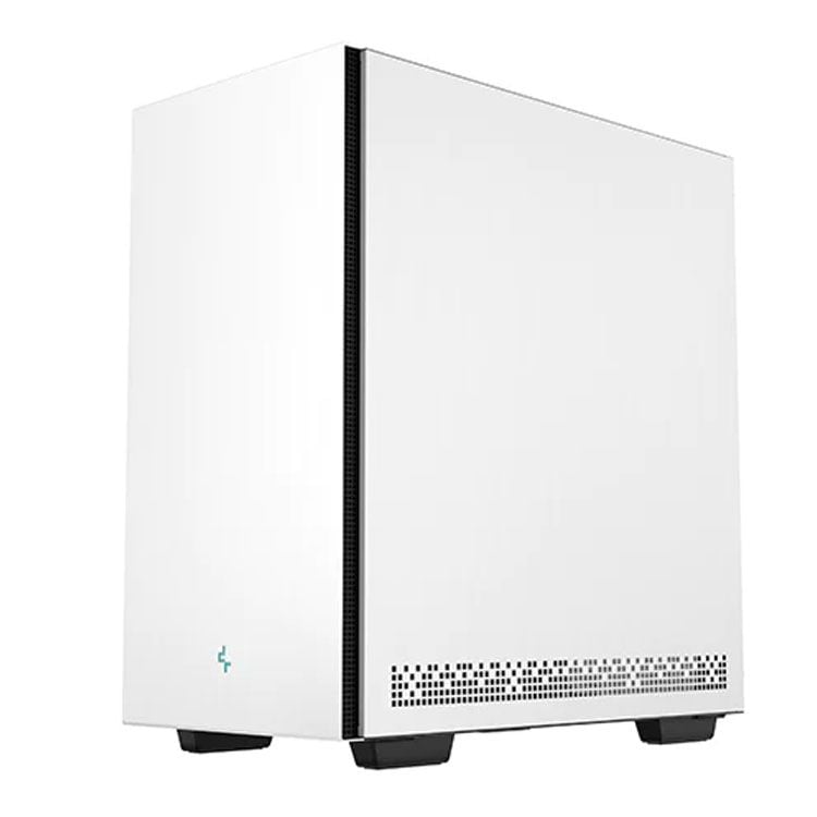 Thùng máy Case Deepcool CH510 (Mid Tower ATX, trắng, sẵn 1 fan đen)