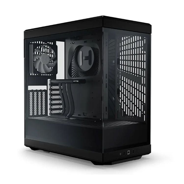 Thùng máy Case Hyte Y40 Black - Kèm sẵn cáp Riser PCIe 4.0 (CS-HYTE-Y40-B)