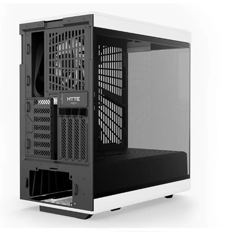 Thùng máy Case Hyte Y40 Black White - Kèm sẵn cáp Riser PCIe 4.0 (CS-HYTE-Y40-BW)