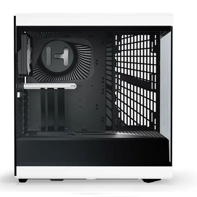 Thùng máy Case Hyte Y40 Black White - Kèm sẵn cáp Riser PCIe 4.0 (CS-HYTE-Y40-BW)