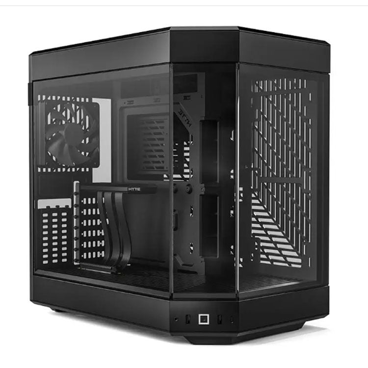 Thùng máy Case Hyte Y60 Black - Kèm sẵn cáp Riser PCIe 4.0 (CS-HYTE-Y60-B)