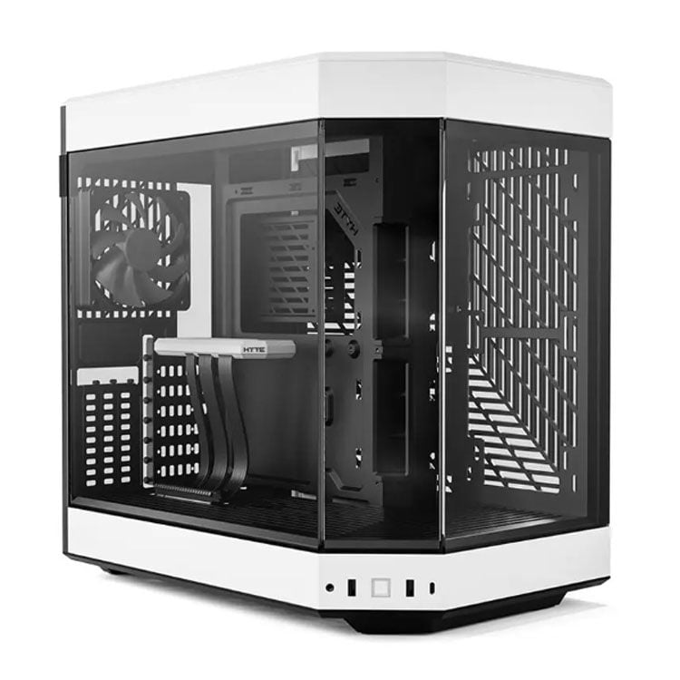 Thùng máy Case Hyte Y60 Snow White - Kèm sẵn cáp Riser PCIe 4.0 (CS-HYTE-Y60-WW)