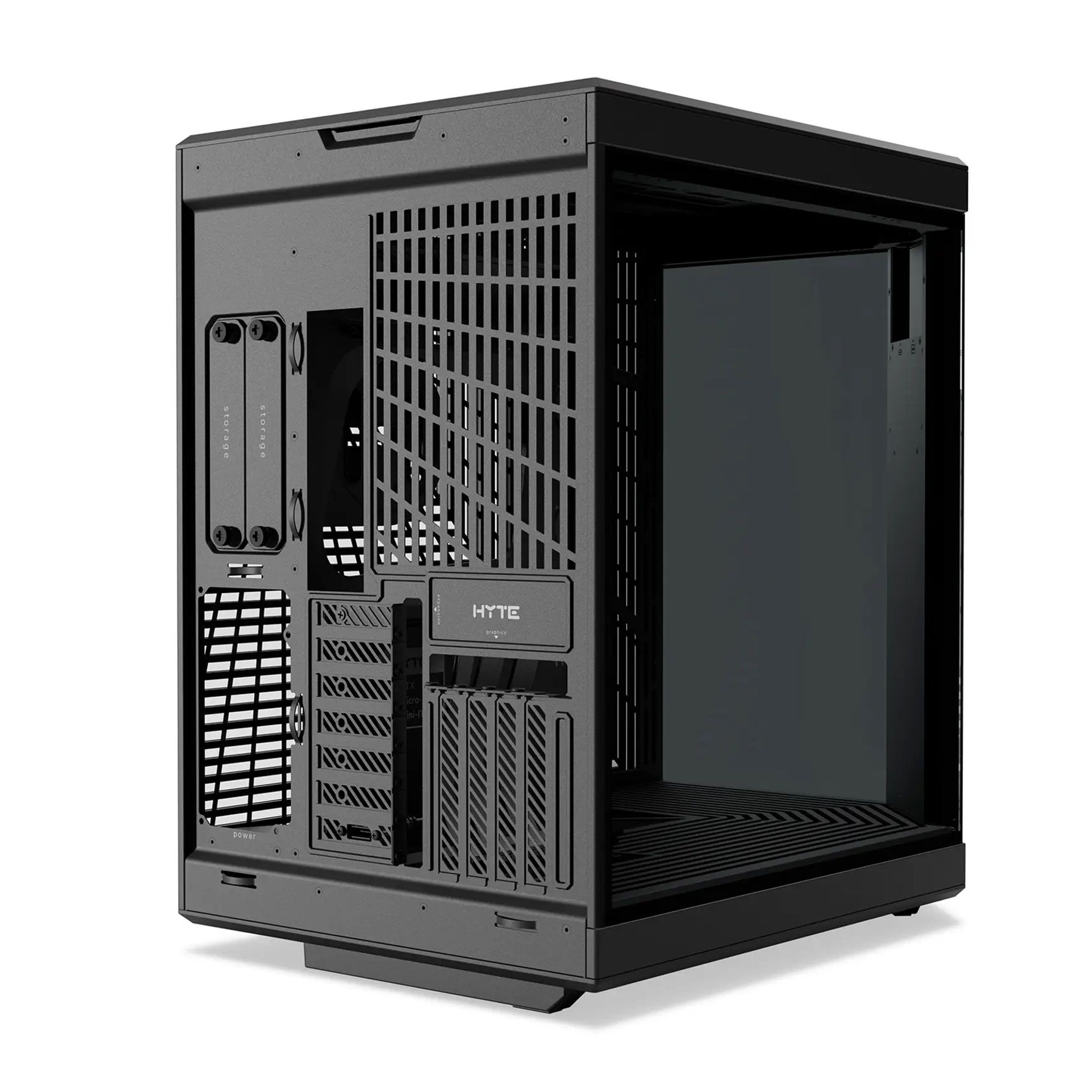 Thùng máy Case Hyte Y70 Touch - Black | Kèm sẵn cáp Riser PCIe 4.0 (CS-HYTE-Y70-B-L)