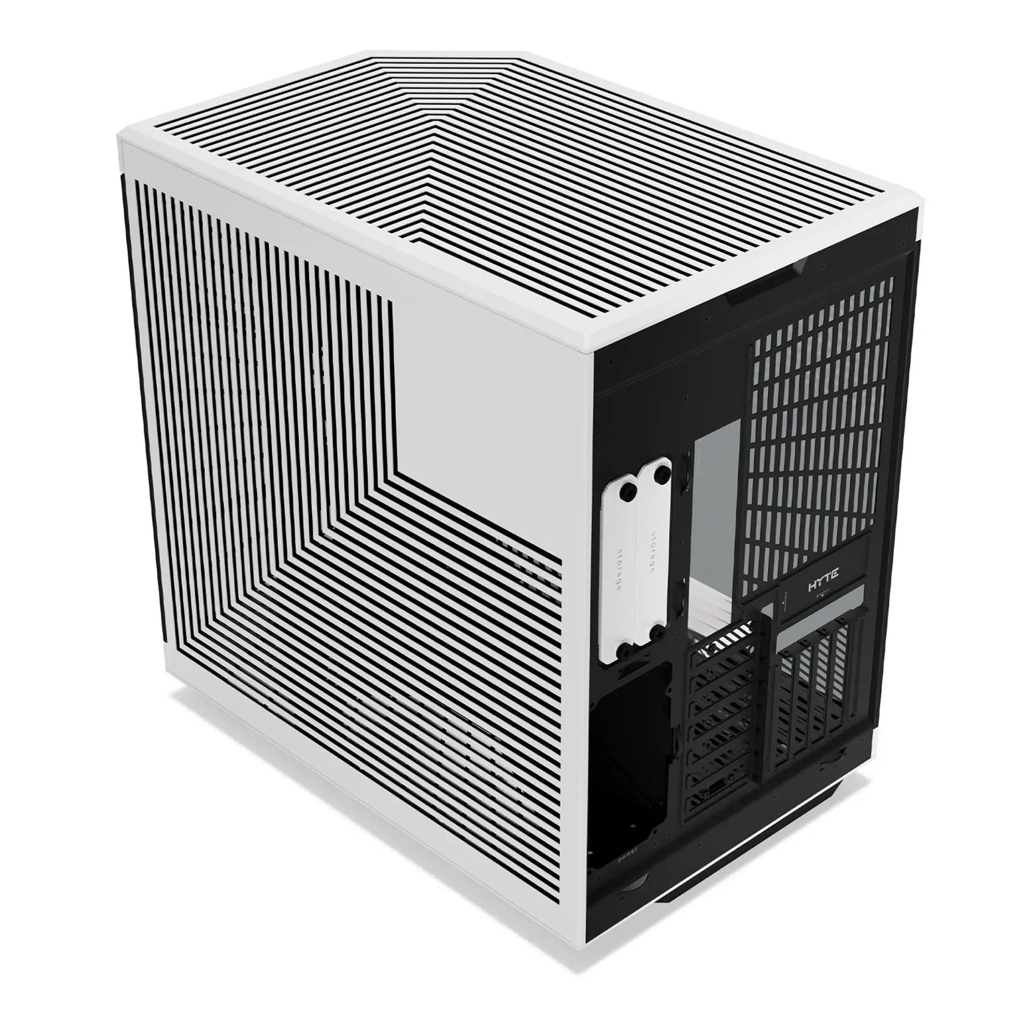 Thùng máy Case Hyte Y70 Touch - Black White | Kèm sẵn cáp Riser PCIe 4.0 (CS-HYTE-Y70-BW-L)