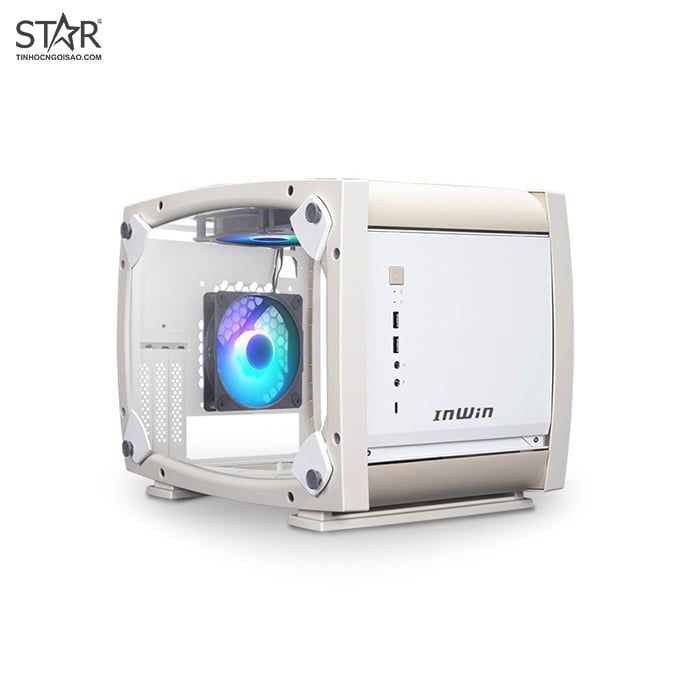 Thùng máy Inwin Explorer Bone ITX (Trắng)