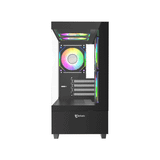  Thùng máy Jetek CSGO2 Combat | Đen, không kèm fan 