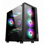  Thùng máy Magic GM-01 | Micro ATX, sẵn 4 fan RGB 