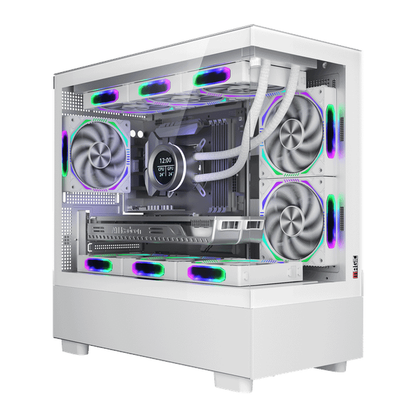 Thùng máy Magic MIX Tower Pro | Trắng, AIO 360, không kèm fan 