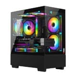  Thùng máy Magic MIX-Tower Đen | Micro ATX, không fan 