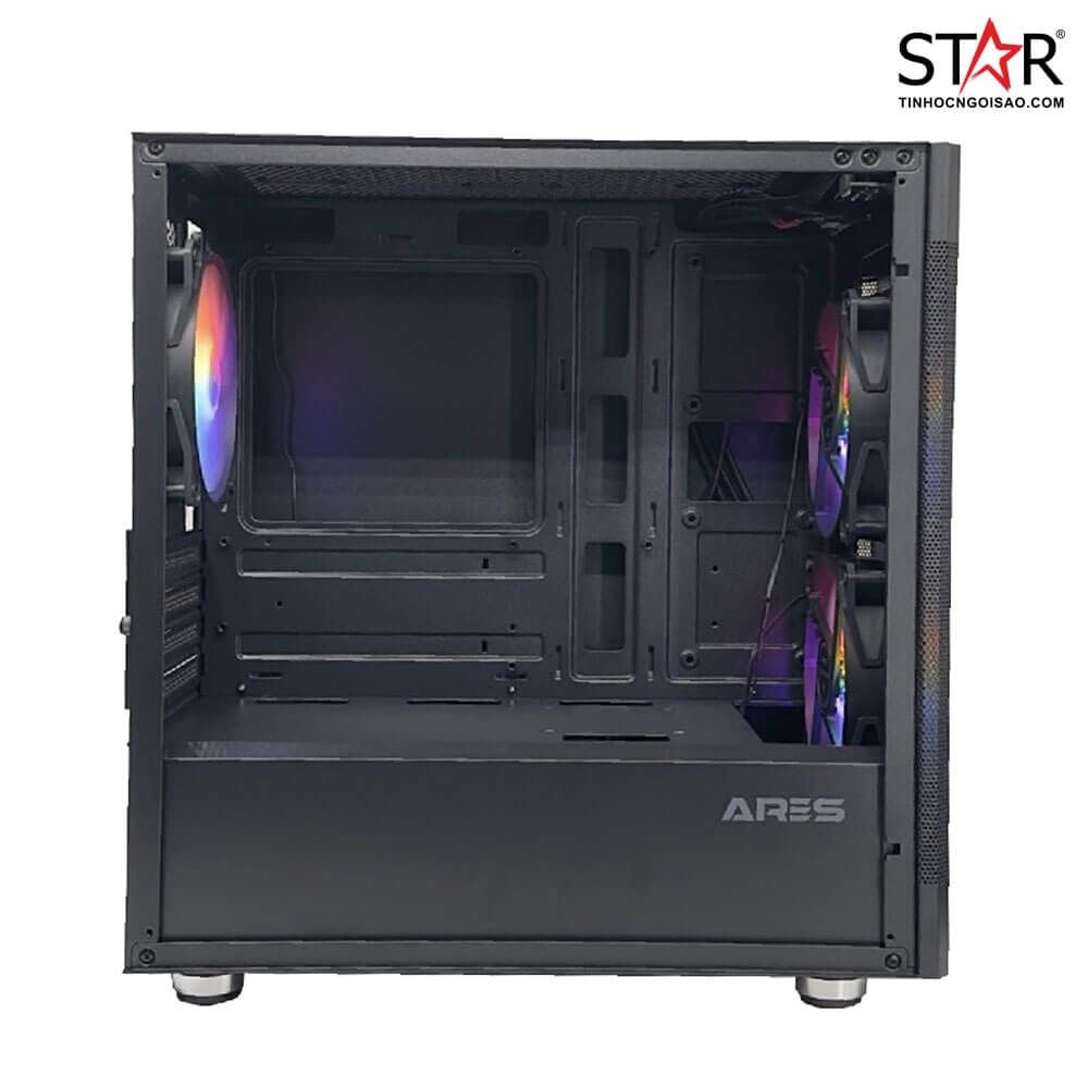 Thùng máy Case Máy Tính Ares Andras (Kèm 3 Fan RGB)