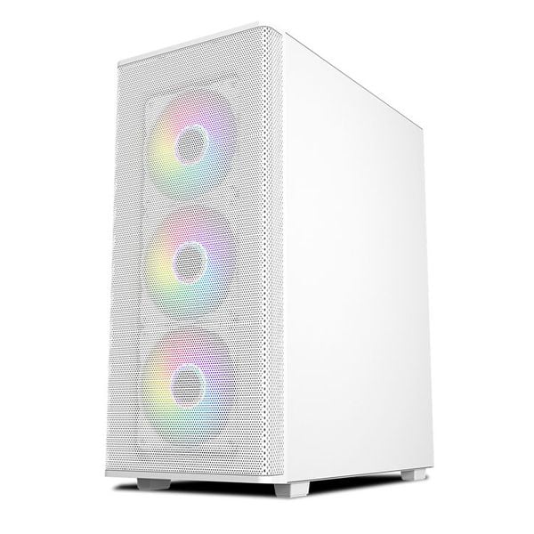  Thùng máy MIK Aion White | Kèm sẵn 3 Fan ARGB 