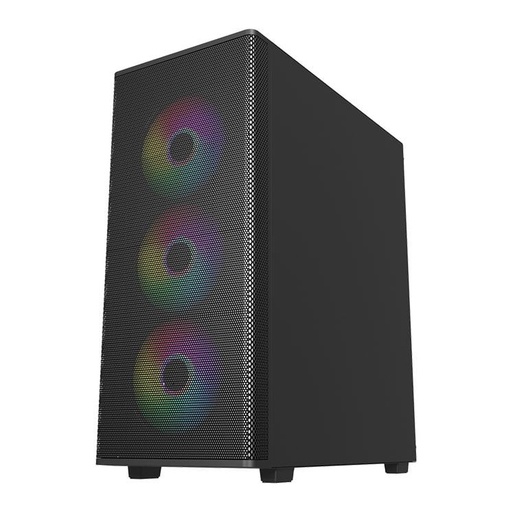 Thùng máy Case MIK Aion Black | Kèm sẵn 3 Fan RGB