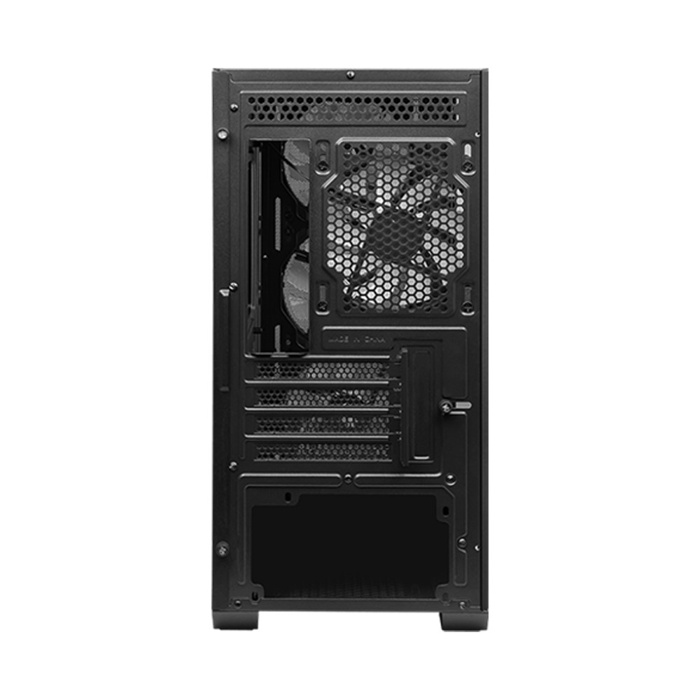 Thùng Máy Case MSI MAG FORGE M100A | Đen, kèm sẵn 4 Fan RGB