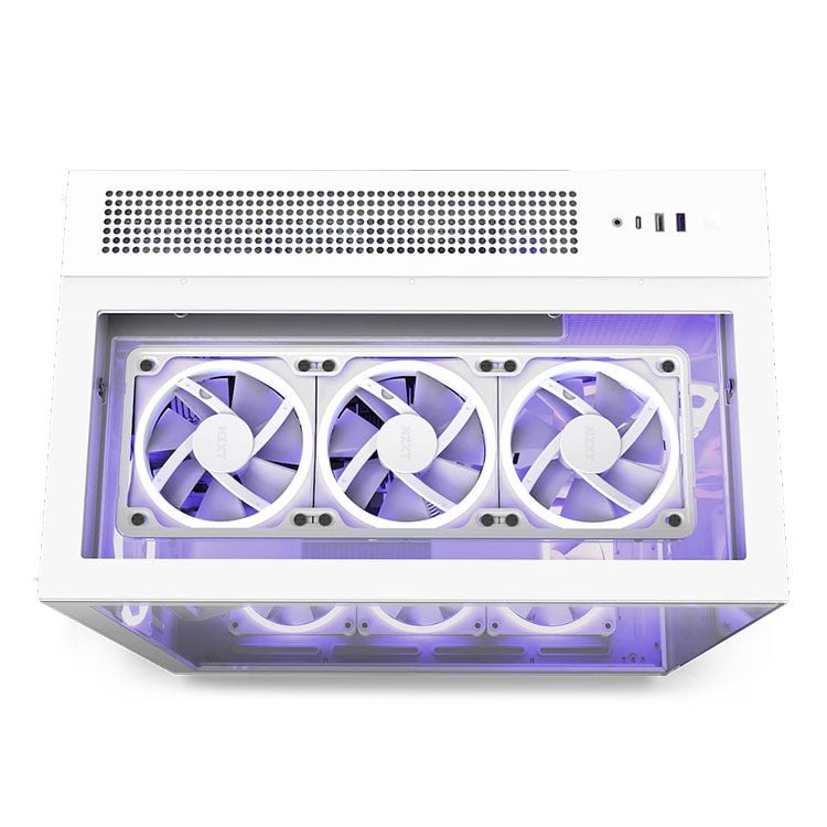 Thùng máy Case NZXT H9 Elite (Black/ White) | Mid Tower, kèm sẵn 4 fan