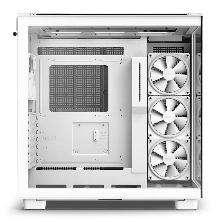 Thùng máy Case NZXT H9 Elite (Black/ White) | Mid Tower, kèm sẵn 4 fan