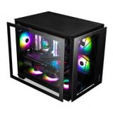  Thùng máy Segotep Lumi II | Micro ATX, ITX, Đen / Trắng 