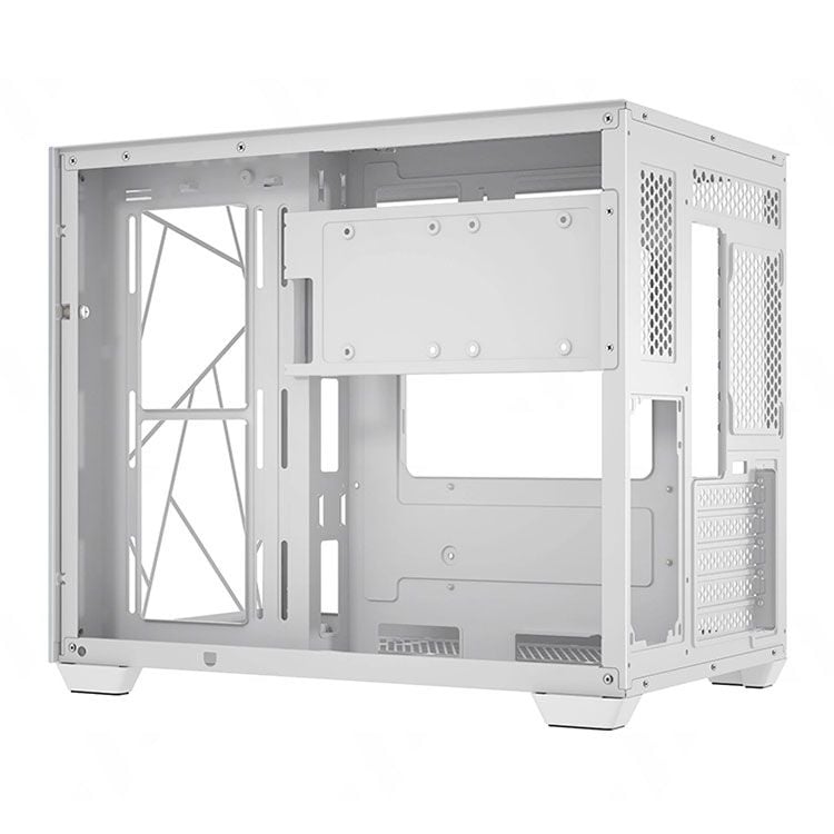 Thùng máy Case Segotep Lumi II | M-ATX, ITX, Đen / Trắng