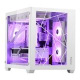  Thùng máy Segotep Lumi II | Micro ATX, ITX, Đen / Trắng 