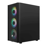  Thùng máy Vitra Cruise AX3 - Đen | Micro ATX, kèm sẵn 4 fan RGB 