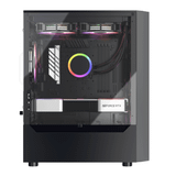  Thùng máy Vitra Cruise AX3 - Đen | Micro ATX, kèm sẵn 4 fan RGB 