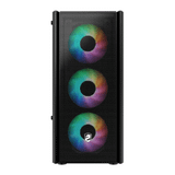  Thùng máy Vitra Cruise AX3 - Đen | Micro ATX, kèm sẵn 4 fan RGB 