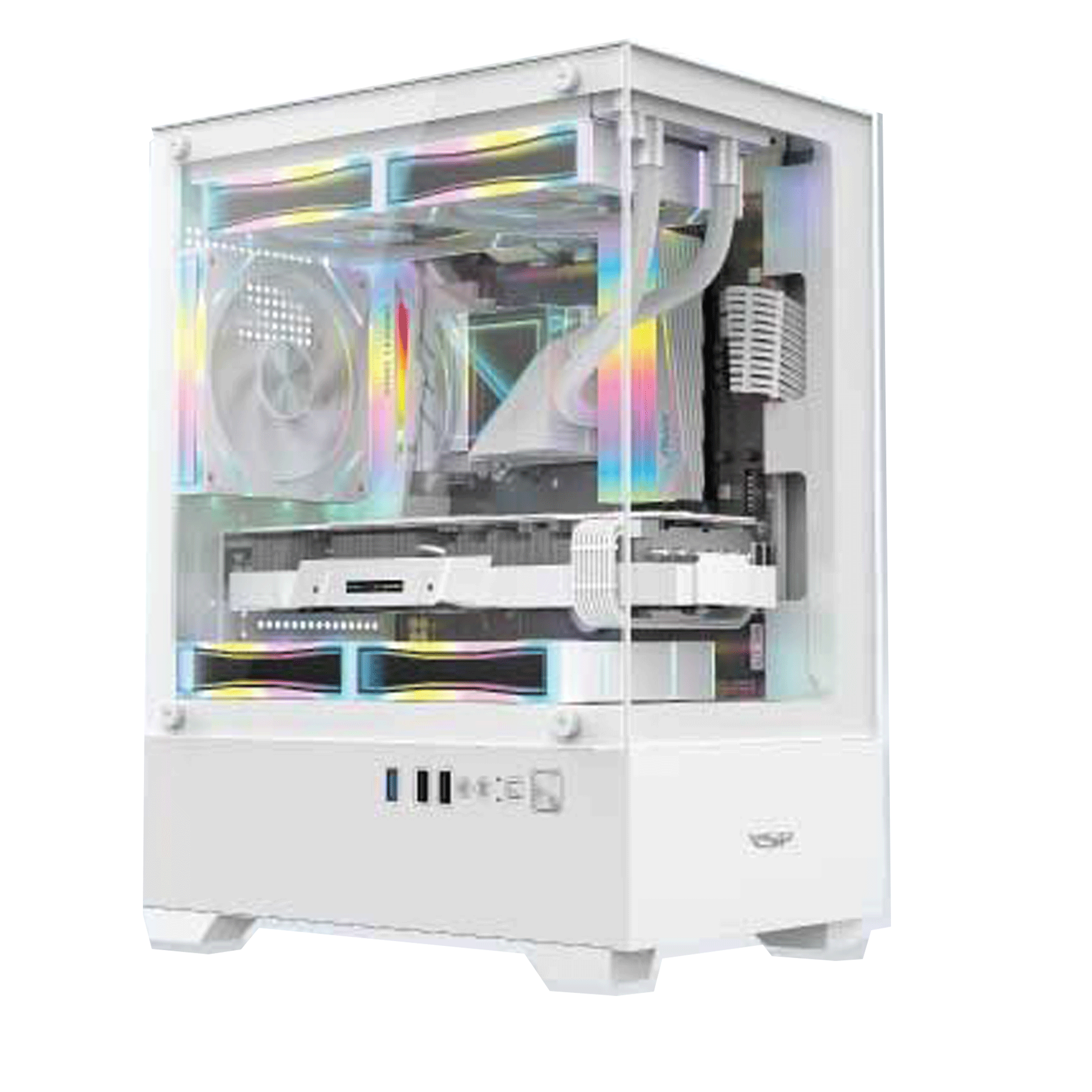 Thùng máy VSP Aqual X3 - Trắng | Không kèm fan