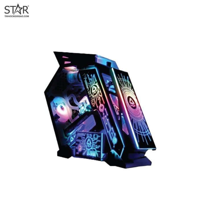 Thùng máy VSP E-ROG ES1 (Đen) Gaming