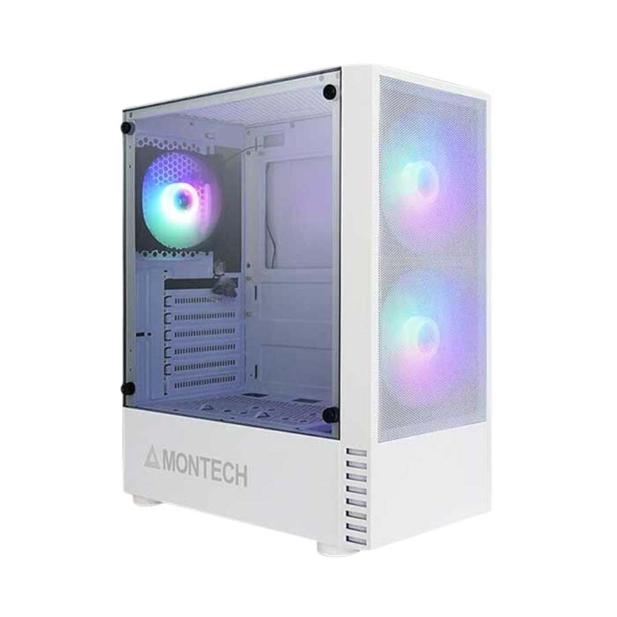  Thùng máy Montech X2 White (Trắng) (Tặng 3 Fan Rainbow) 