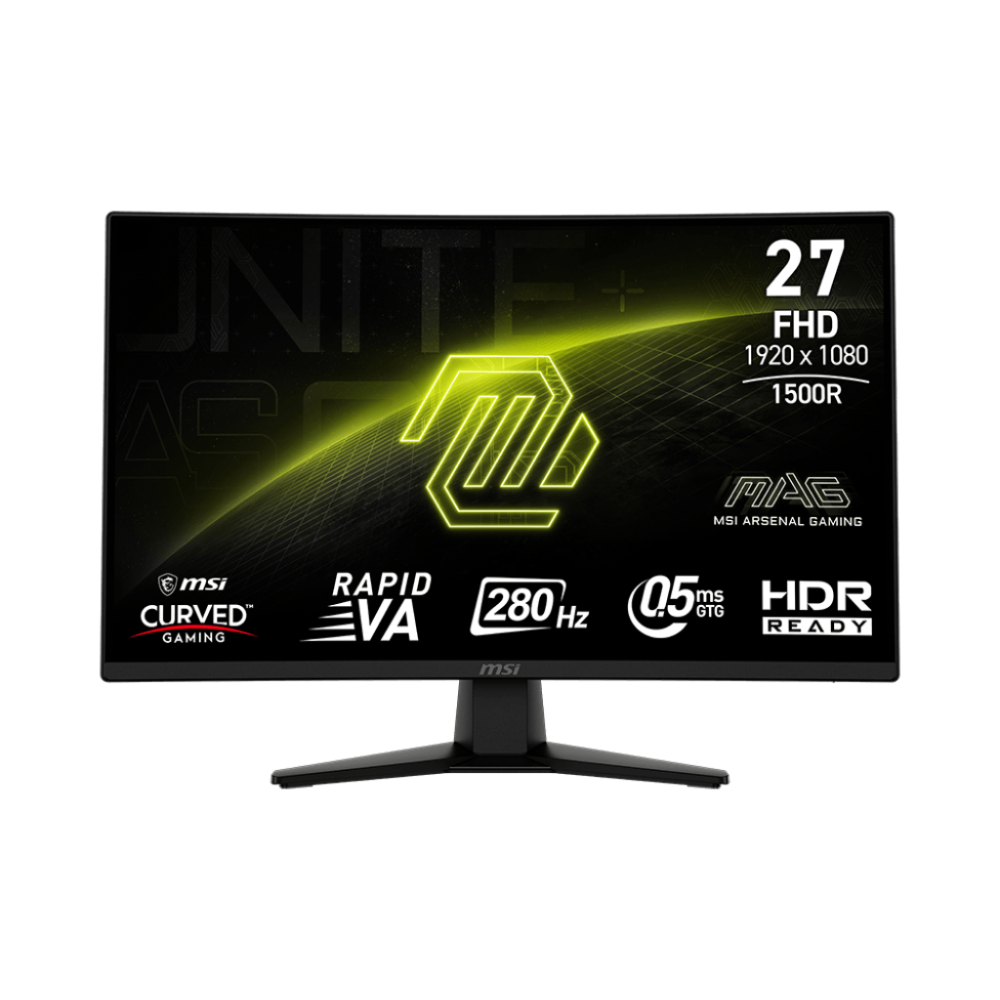 Màn hình Gaming MSI Optix G274CXF | 27 inch, FHD, Rapid VA, 280Hz, 0.5ms, cong