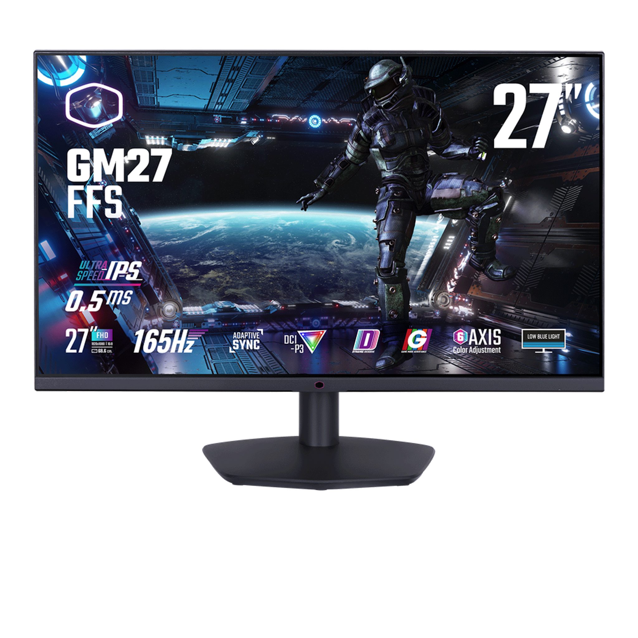 Màn hình Gaming Cooler Master GM27-FFS | 27 inch, Full HD, Ultra-Speed IPS, 165Hz, 0.5ms