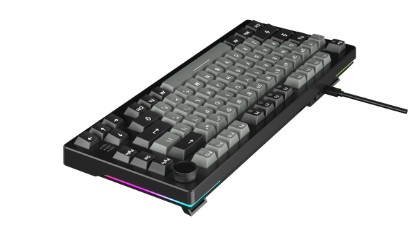  Bàn phím cơ gaming Dareu EK75 | Có dây, TKL, Linear Switch, RGB, Black/Gray 
