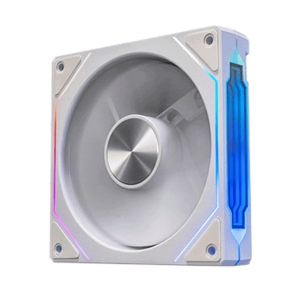  Quạt tản nhiệt PC Leopard Prism 4RS | Fan lẻ 120mm, RGB, Gió ngược, Trắng 