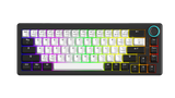  Bàn Phím Cơ Có Dây Dare-U EK65s White - Black, PBT (Led RGB, 2 Sides Rgb Strip, Type-C) 