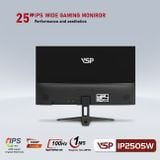  Màn hình VSP IP2505W | 24.5 inch, Full HD, IPS, 100Hz, 1ms, phẳng, đen 